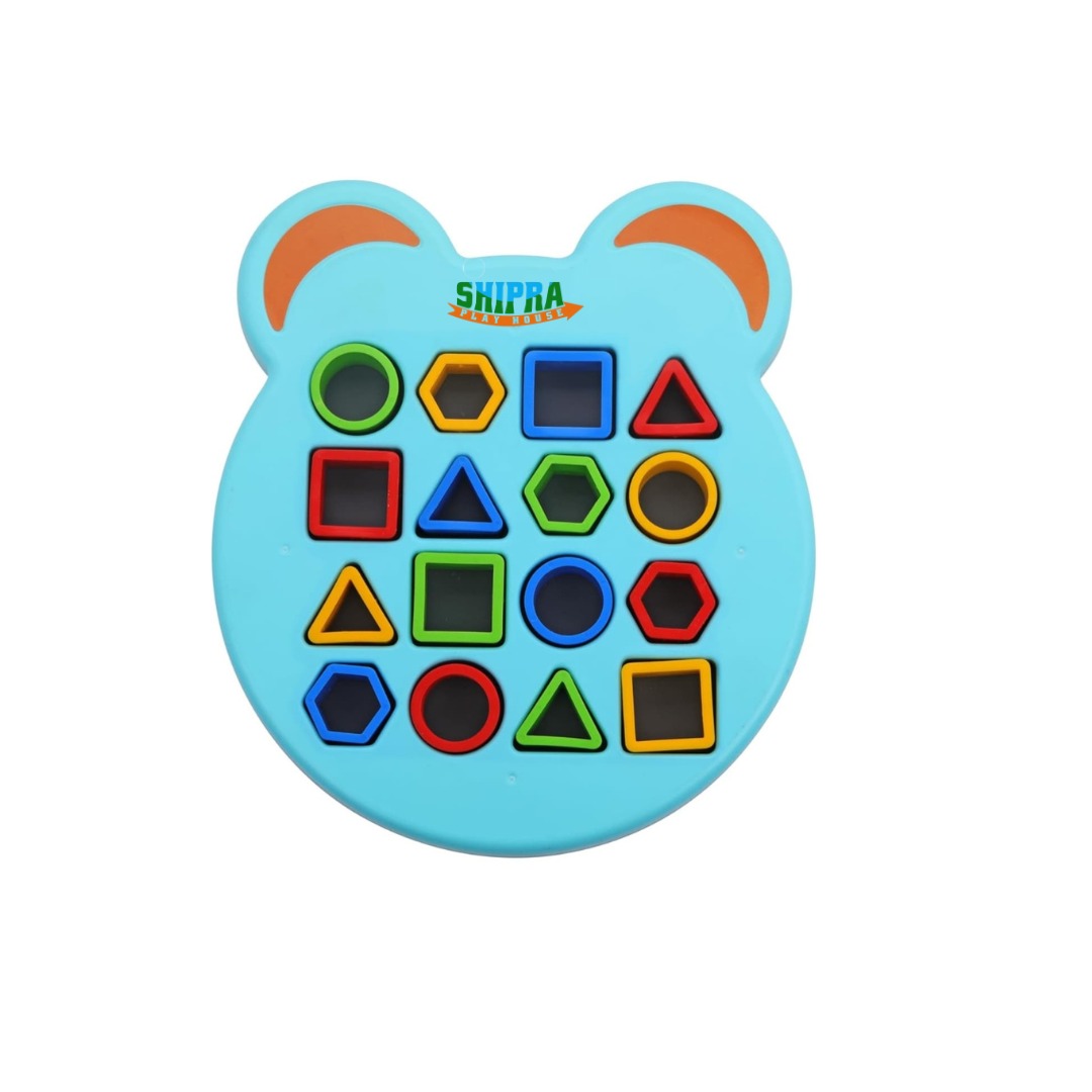 Shipra Play House Shape Matching Puzzle Game Color Learning Board Game for Toddlers Boys Girls